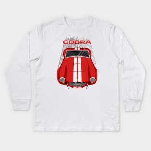 Shelby AC Cobra 427 - Red Kids Long Sleeve T-Shirt